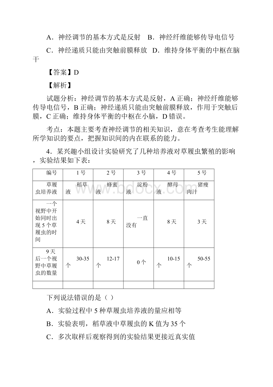 吉林省长春市普通高中届高三质量监测二A卷理综生物试题解析版.docx_第2页