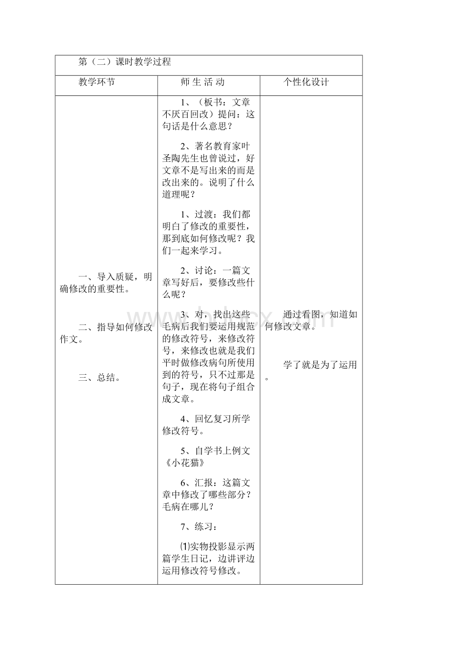 苏教版五年级全册下册表格教案.docx_第3页