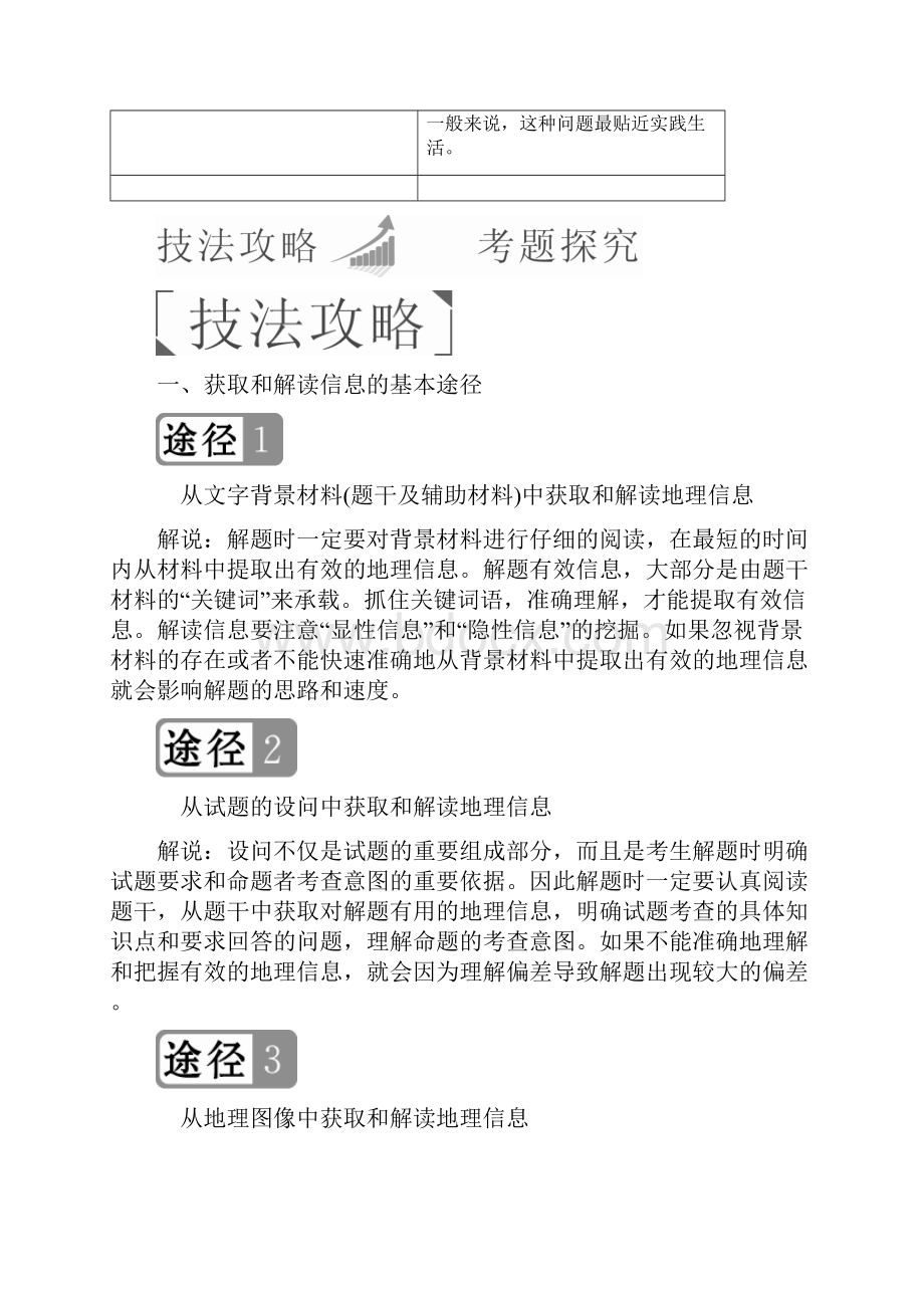 全国通用18年高考地理二轮复习第二篇方法与技能专题一高考四大能力要求教学案.docx_第2页