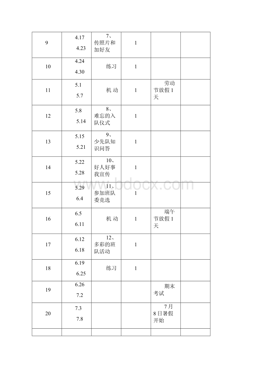 小学信息技术第四册教学计划.docx_第3页