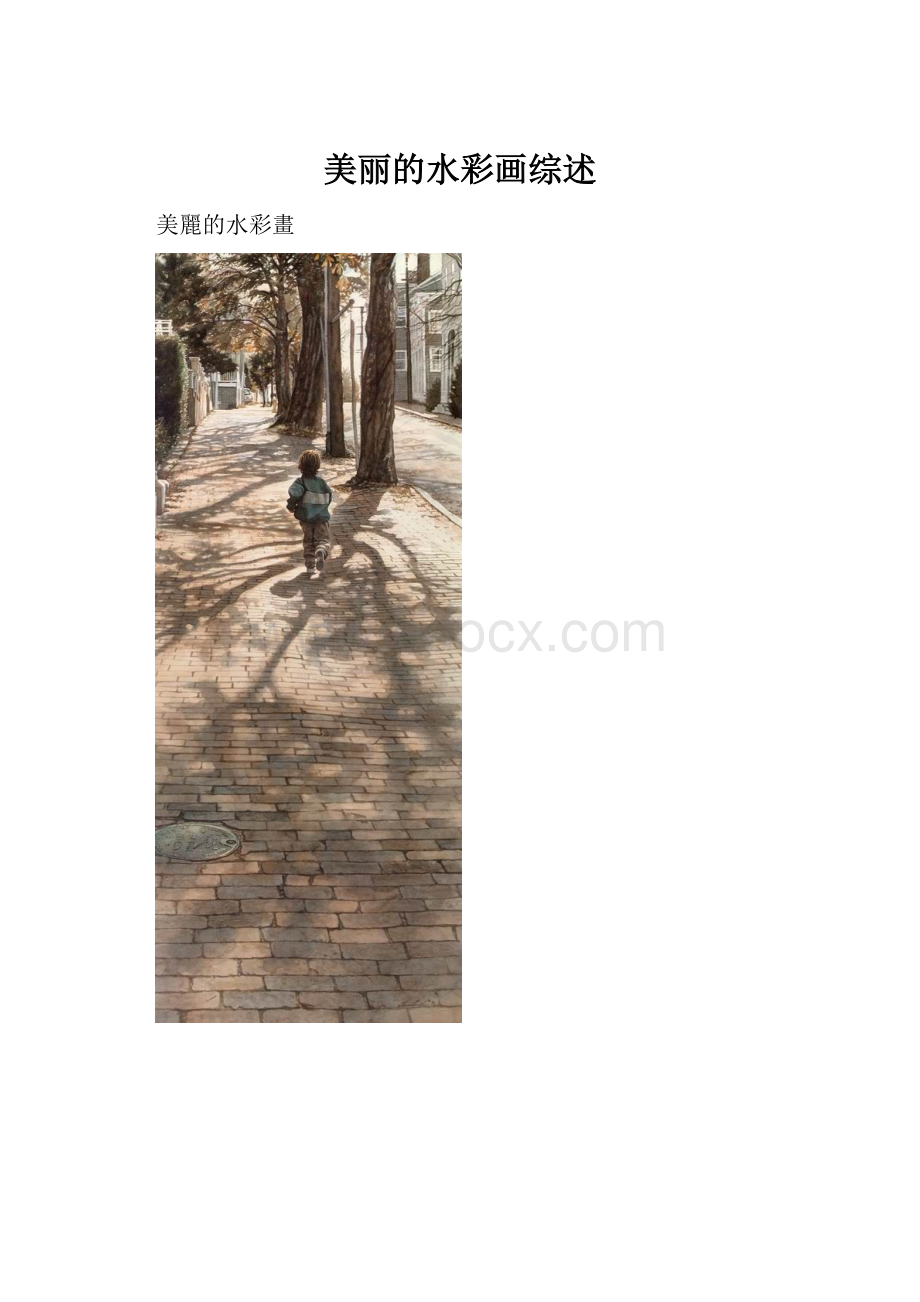 美丽的水彩画综述.docx_第1页