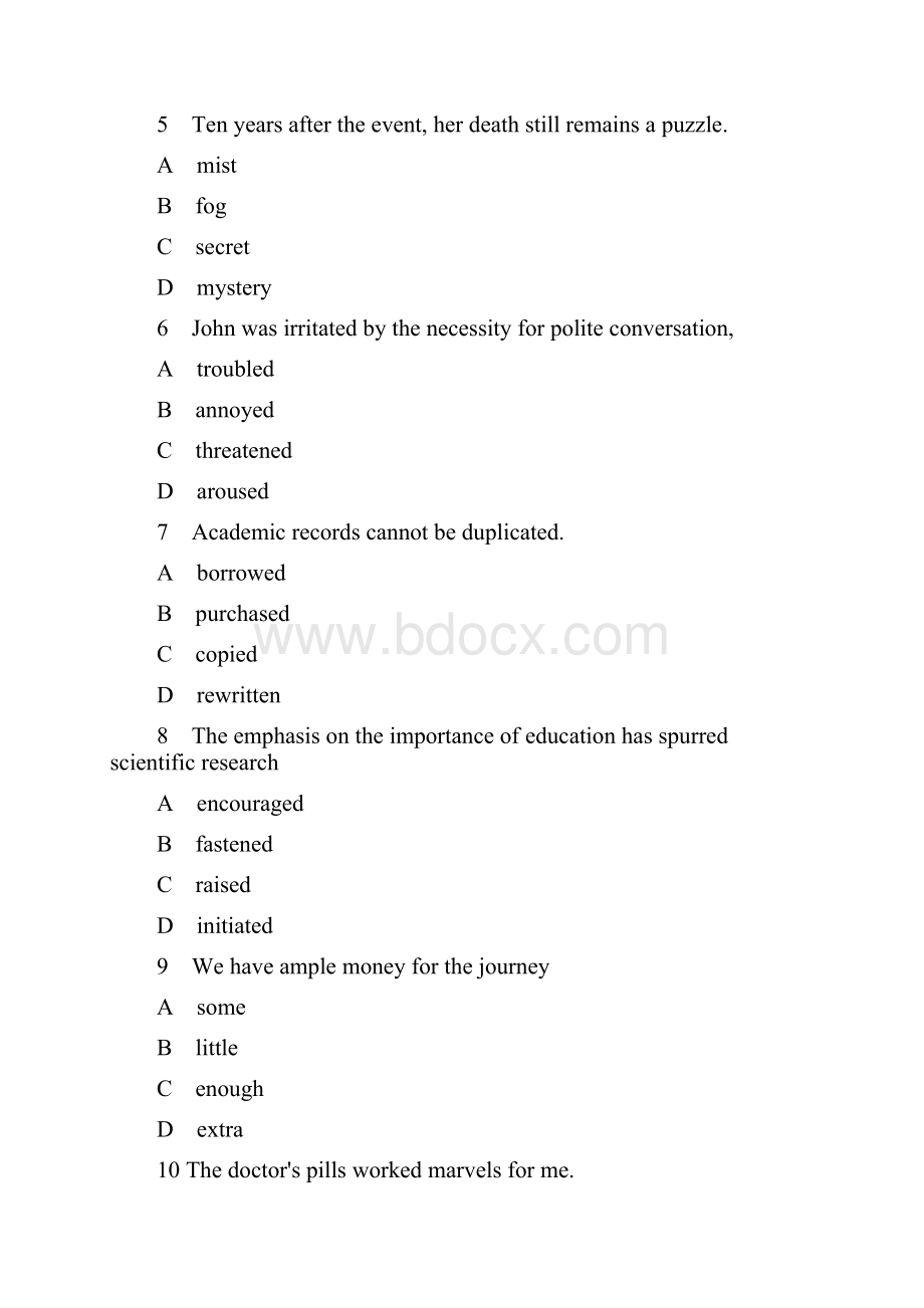 职称英语考试理工类A级试题及答案.docx_第2页