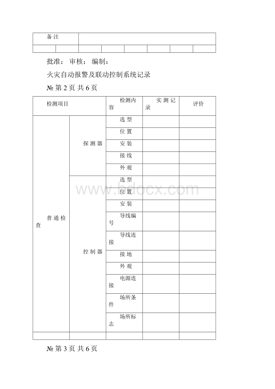 消防表格广东省建筑消防设施检测报告表20页.docx_第2页