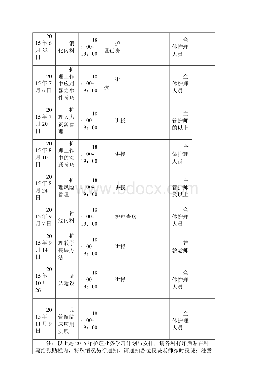 护理教研室工作计划.docx_第3页