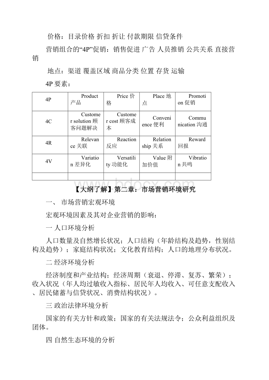 最新市场营销学浙江工商大学期末重点知识整理.docx_第3页