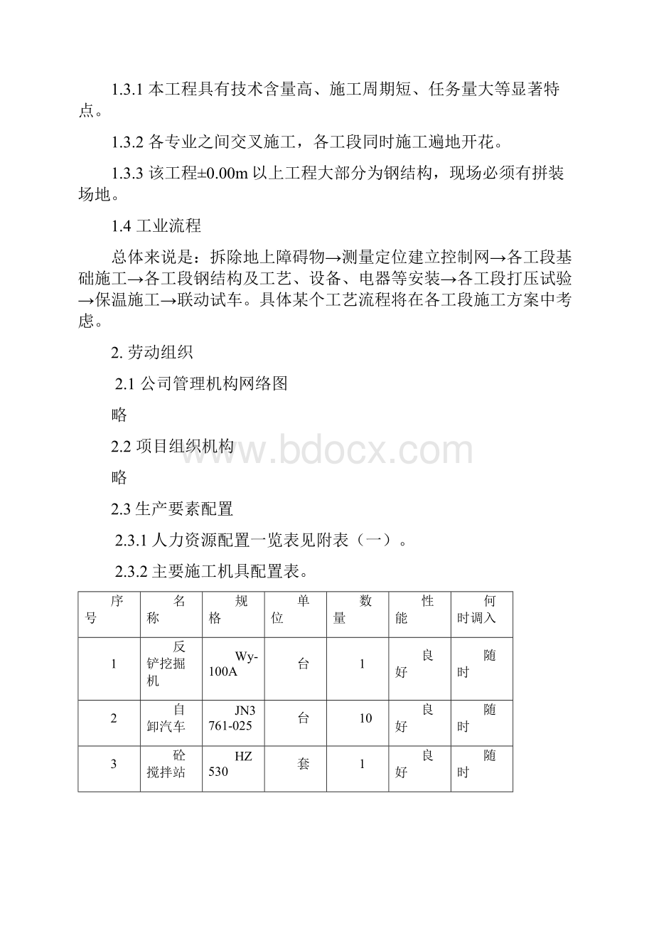 完整版氧化铝赤泥沉降部分施工组织设计.docx_第3页