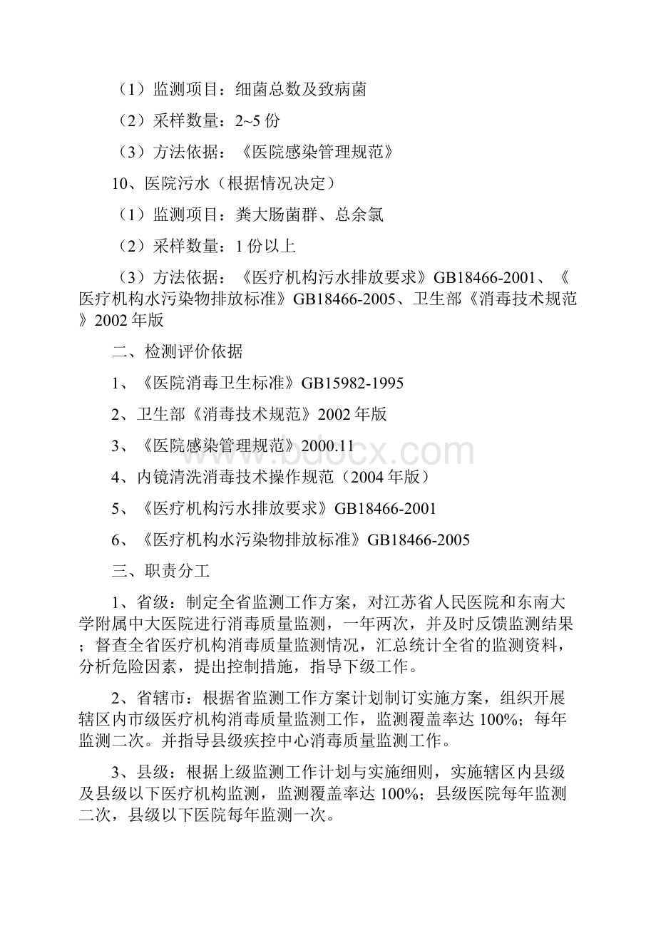 江苏省医疗机构消毒质量监测方案.docx_第3页