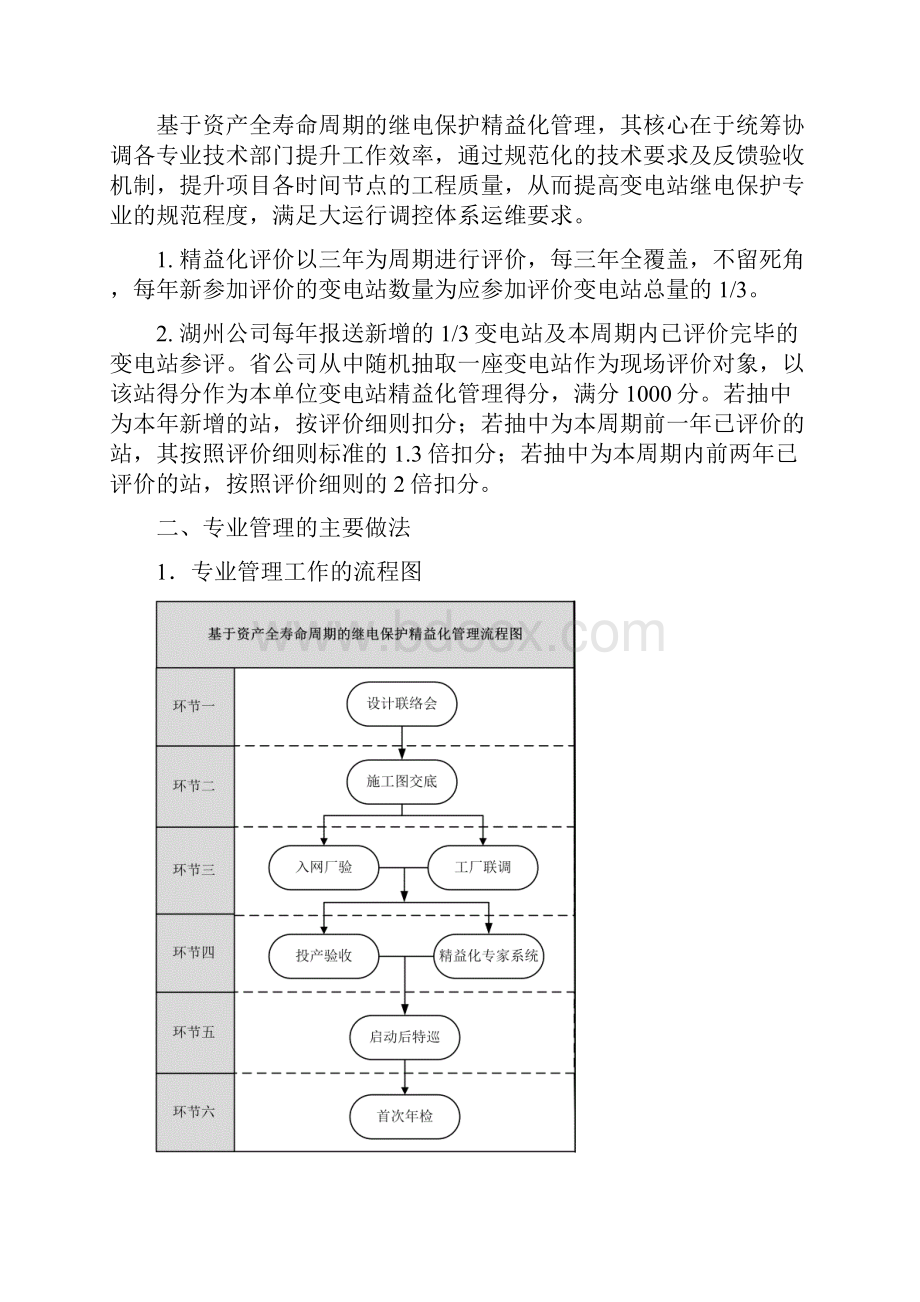 二次管理组《基于资产全寿命周期的继电保护精益化管理》典型经验申报表.docx_第3页