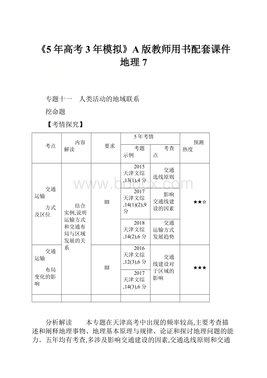 《5年高考3年模拟》A版教师用书配套课件地理7.docx