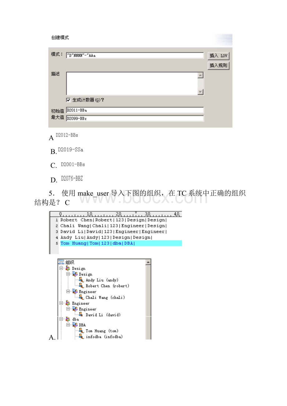 PDM软件teamcenter系统管理员考试题目doc.docx_第2页