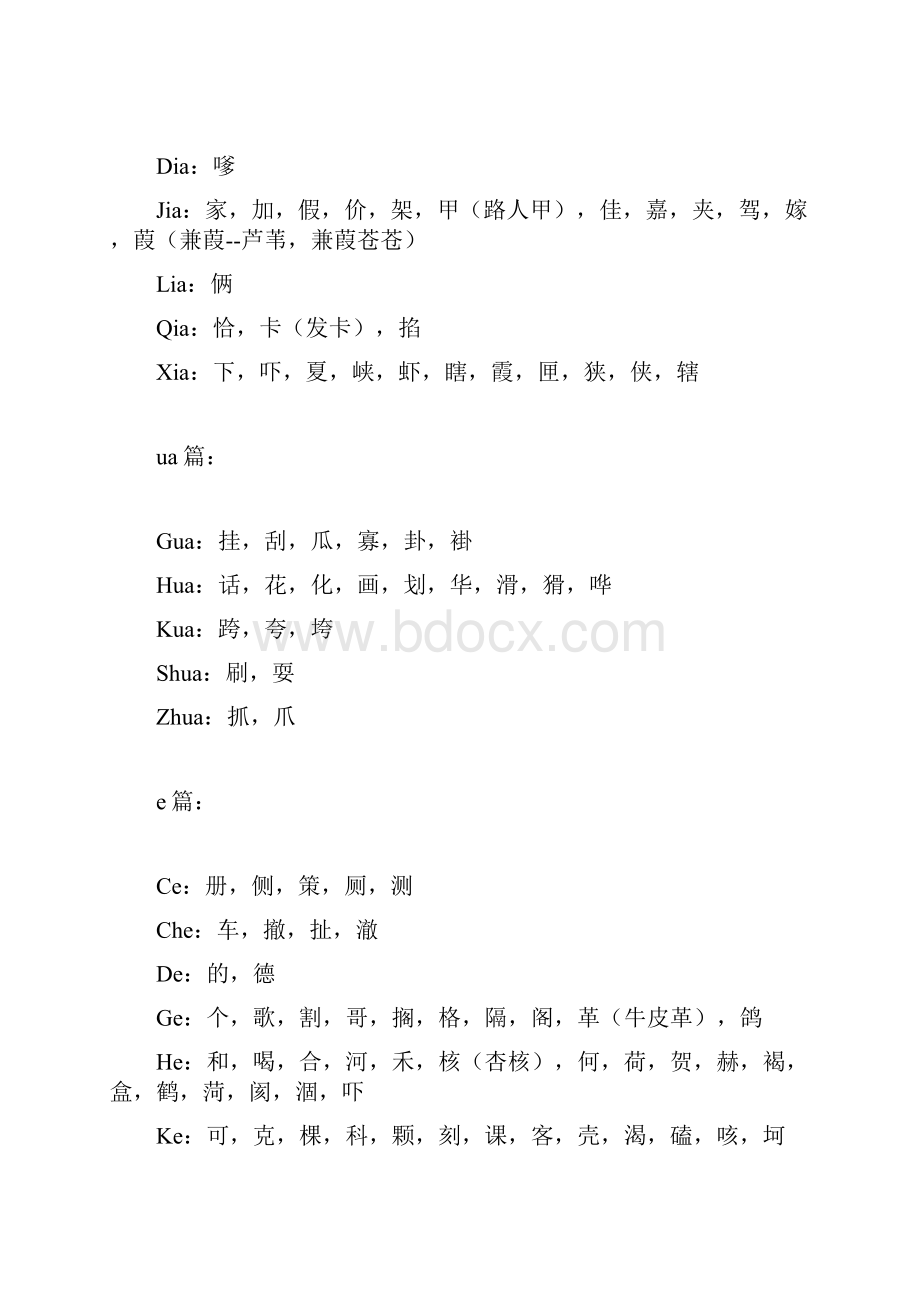 常用韵脚大全35795.docx_第2页