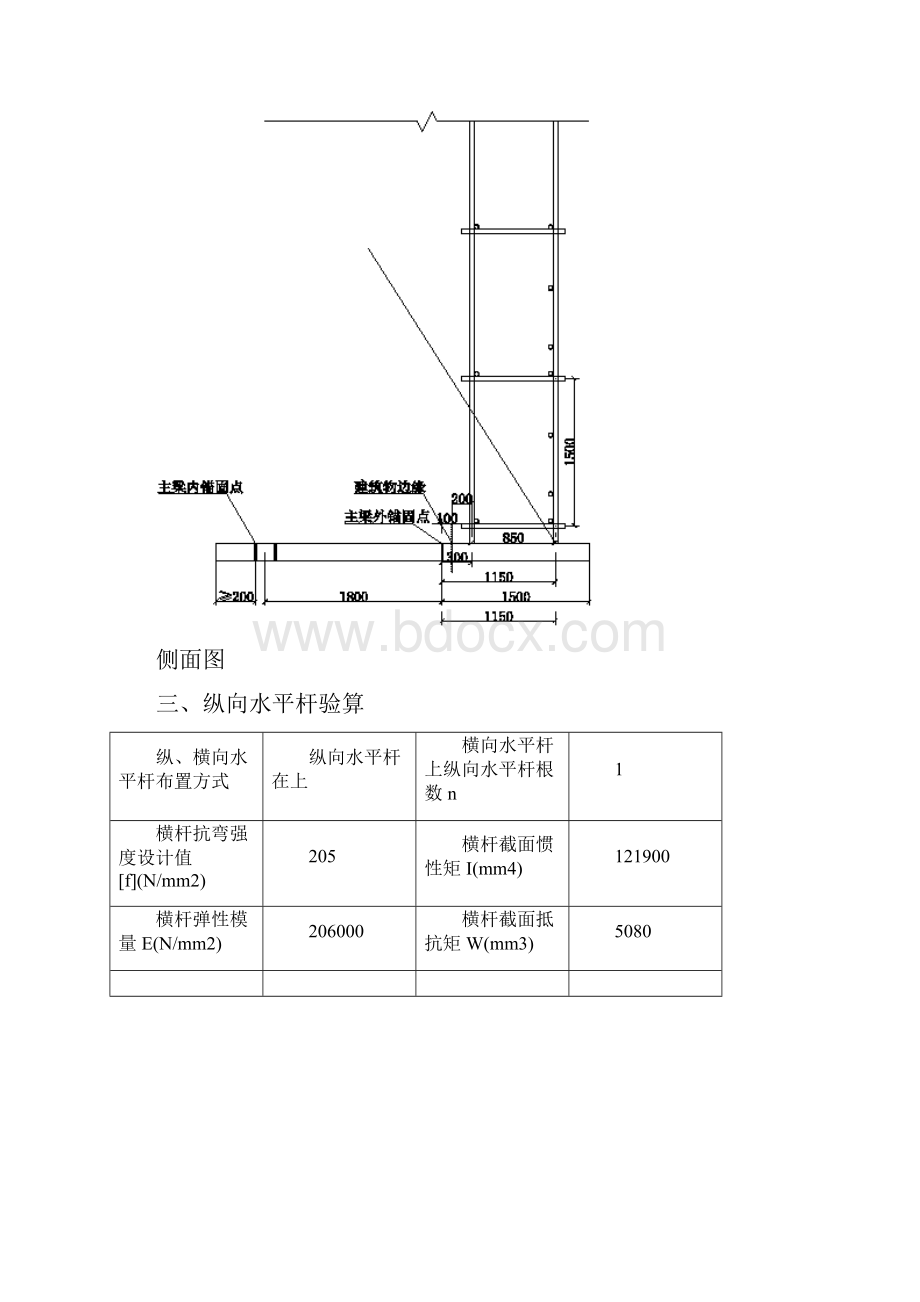 型钢悬挑脚手架计算书.docx_第3页