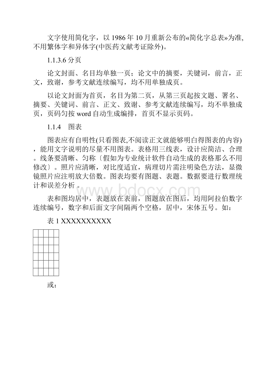 北京中医药大学东方学院中药系毕业生论文规范.docx_第2页