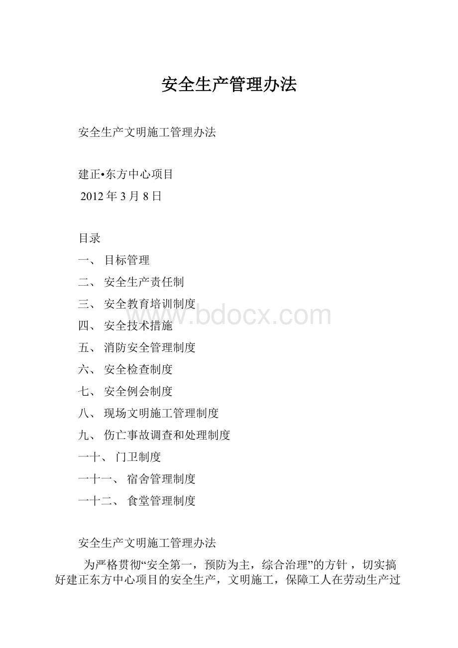 安全生产管理办法.docx