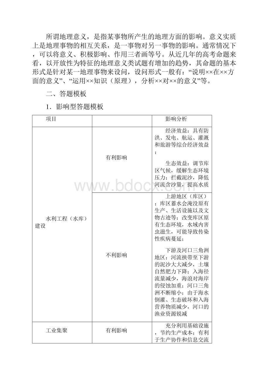 名师推荐资料备战高考地理 妙解非选择题 专题3 妙解分析影响意义题学案.docx_第2页