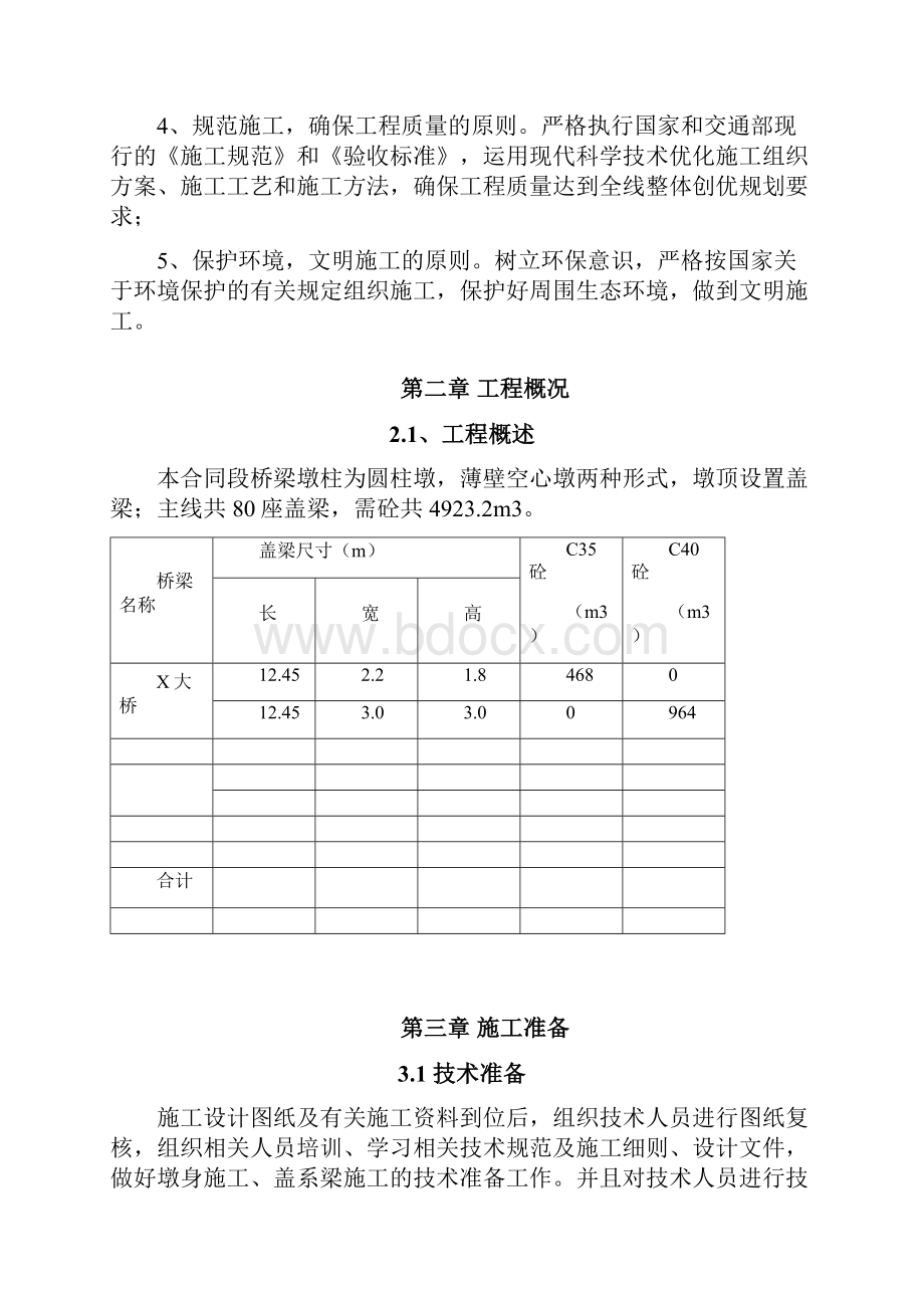 高速公路桥梁盖梁结构施工方案.docx_第2页