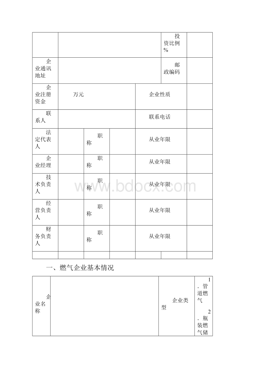 《燃气经营许可证申请表》.docx_第2页