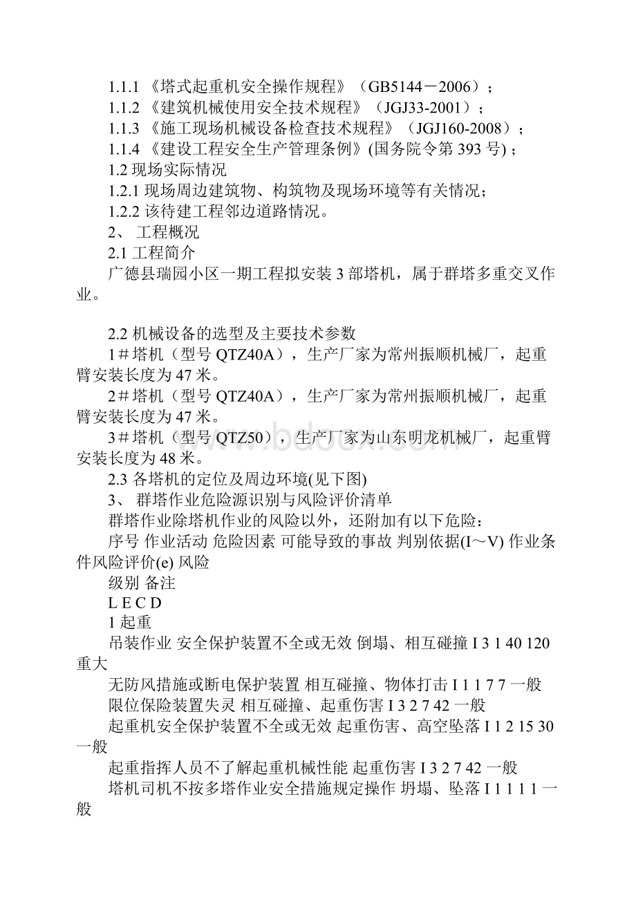 项目多塔作业安全专项方案正式.docx_第2页