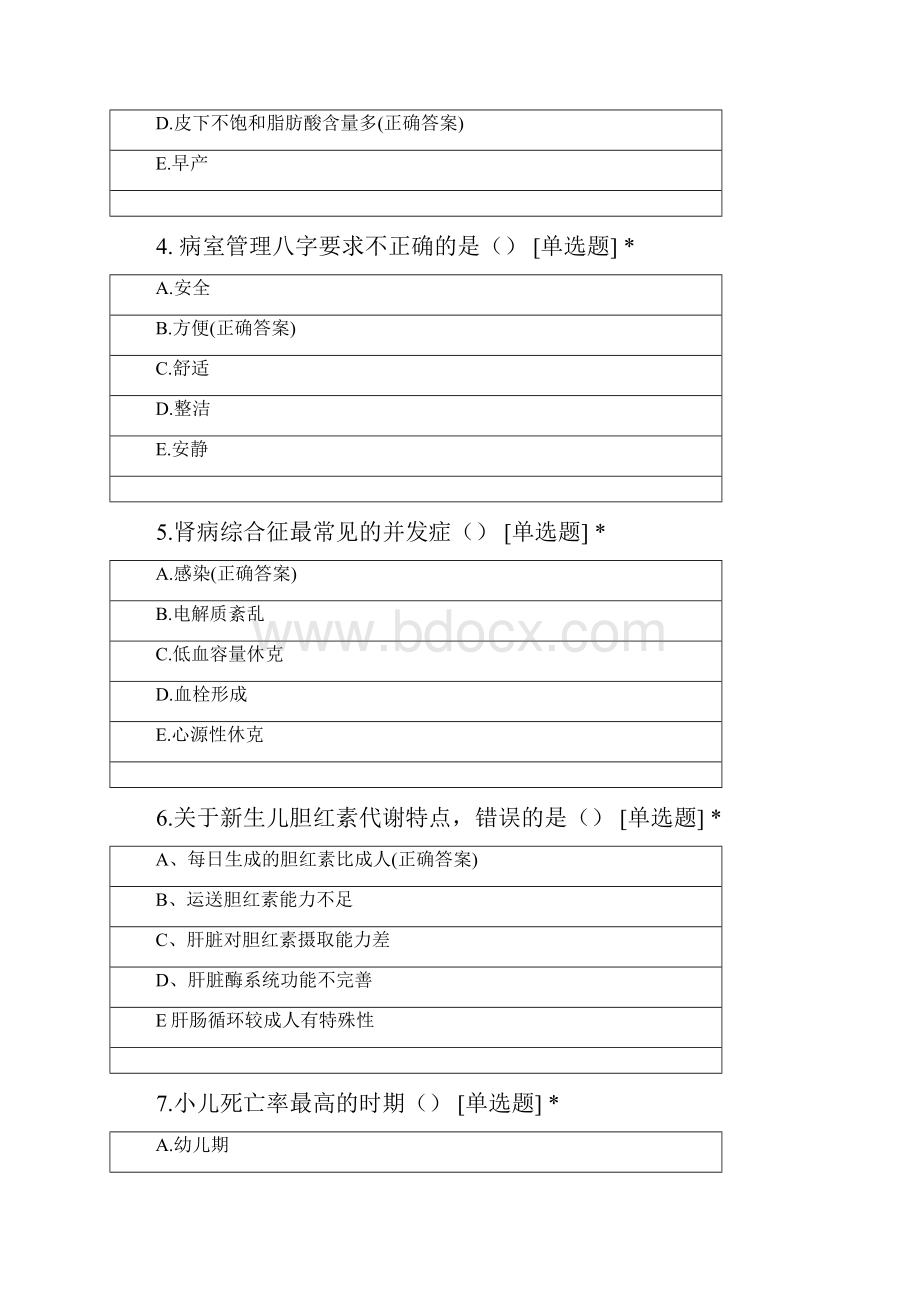 济南市儿童医院消化科N1级护士试题.docx_第2页