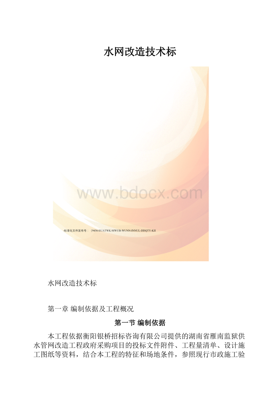 水网改造技术标.docx_第1页