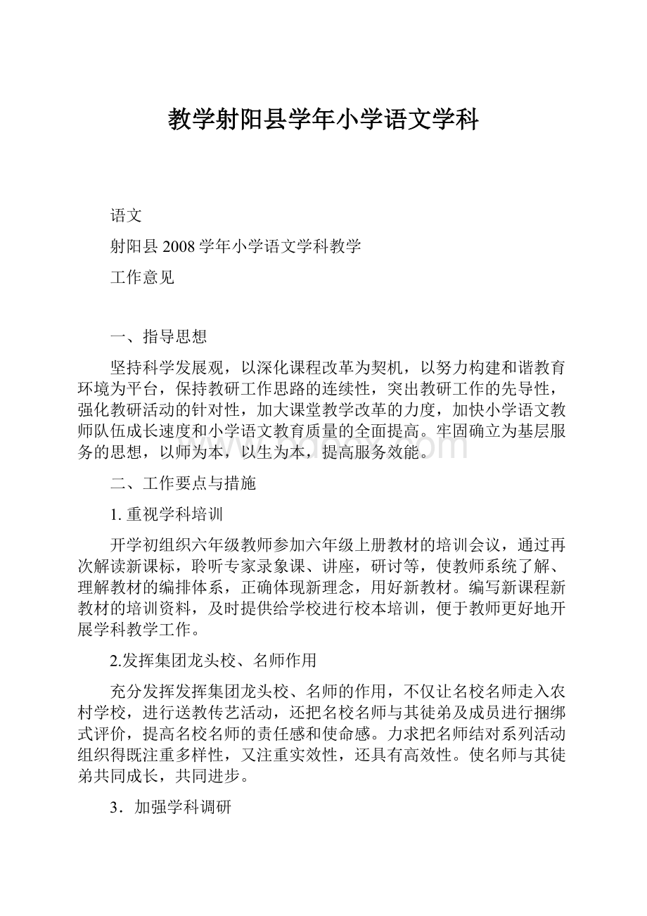 教学射阳县学年小学语文学科.docx