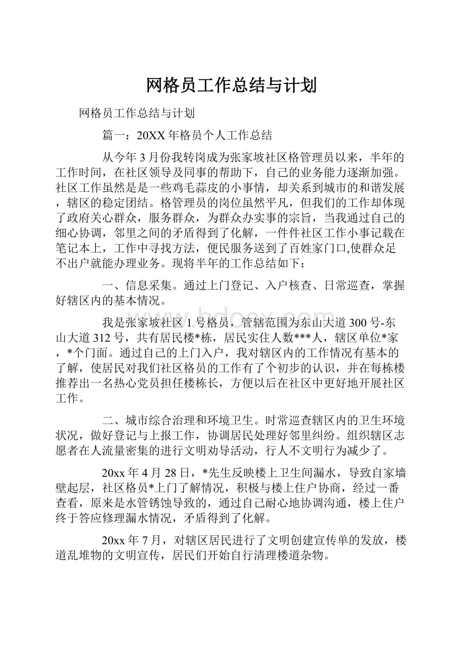 网格员工作总结与计划.docx