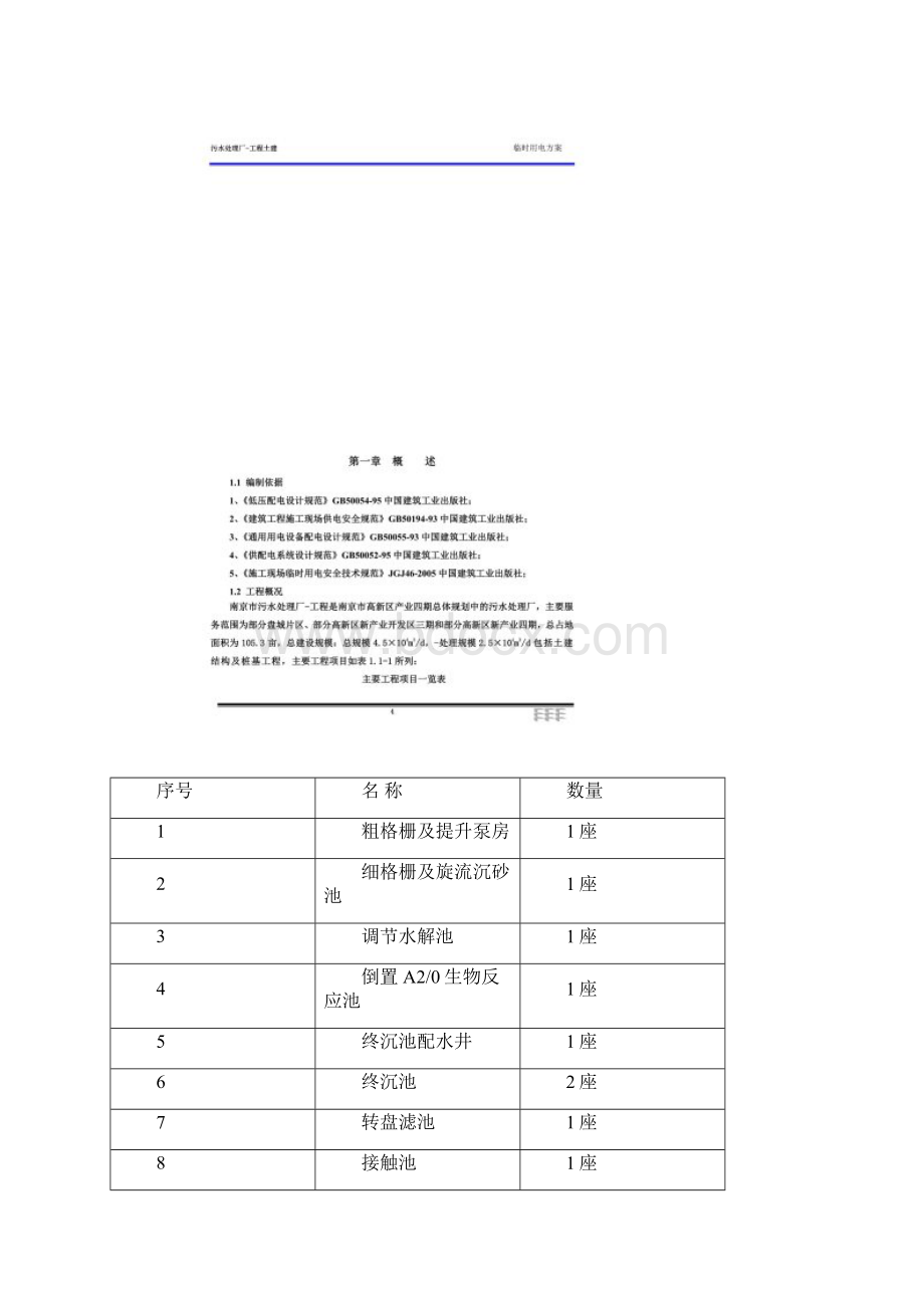 污水处理厂工程施工临时用电方案.docx_第2页