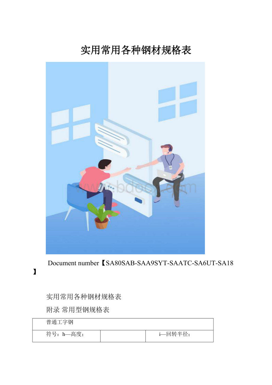 实用常用各种钢材规格表.docx_第1页