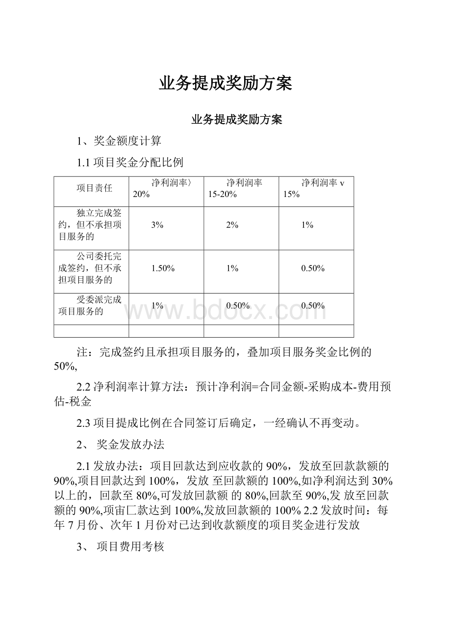 业务提成奖励方案.docx