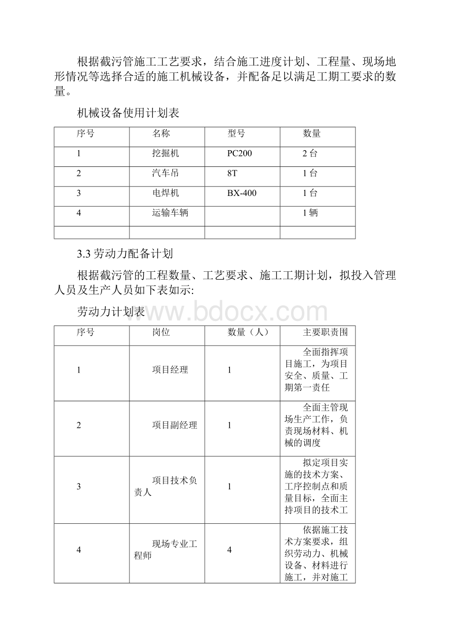 截污管施工工程设计方案.docx_第3页