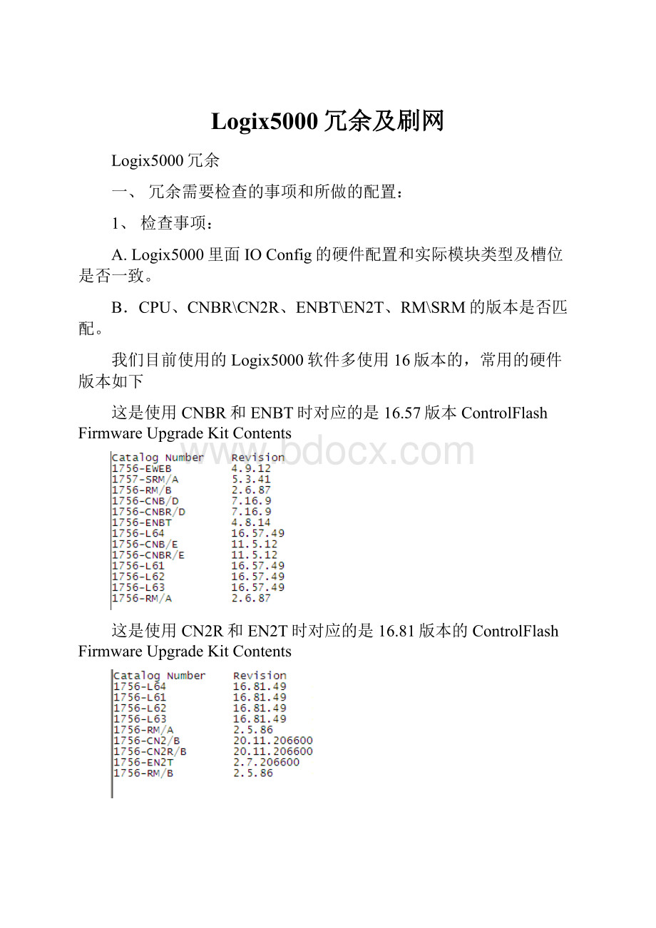 Logix5000冗余及刷网.docx_第1页