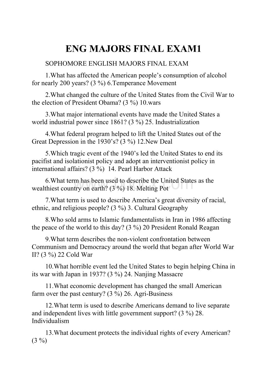 ENG MAJORS FINAL EXAM1.docx