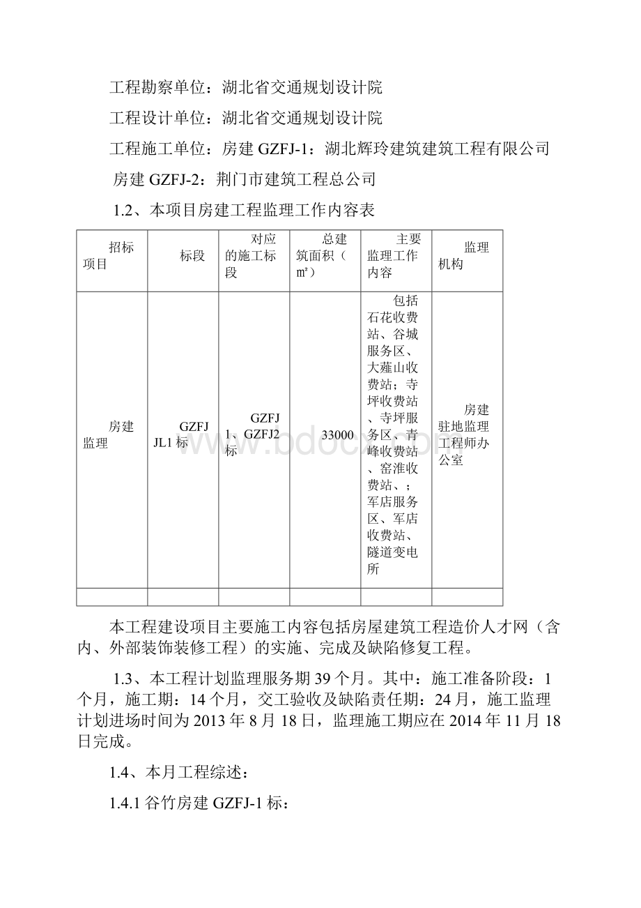 谷竹高速第一驻地办监理月报.docx_第2页