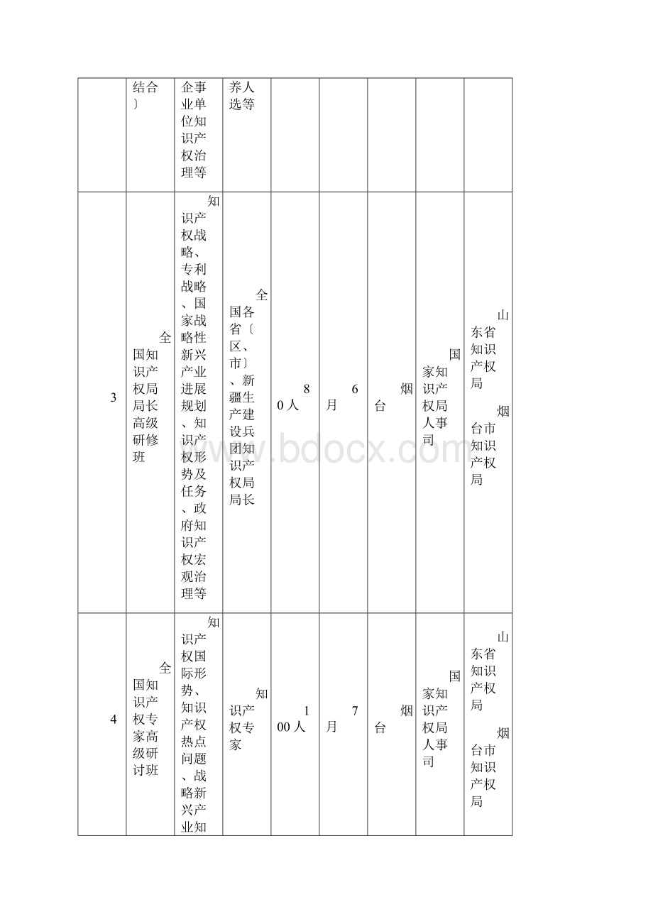 全国知识产权人才培训计划.docx_第2页