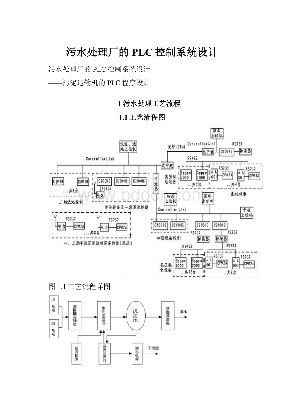 污水处理厂的PLC控制系统设计.docx