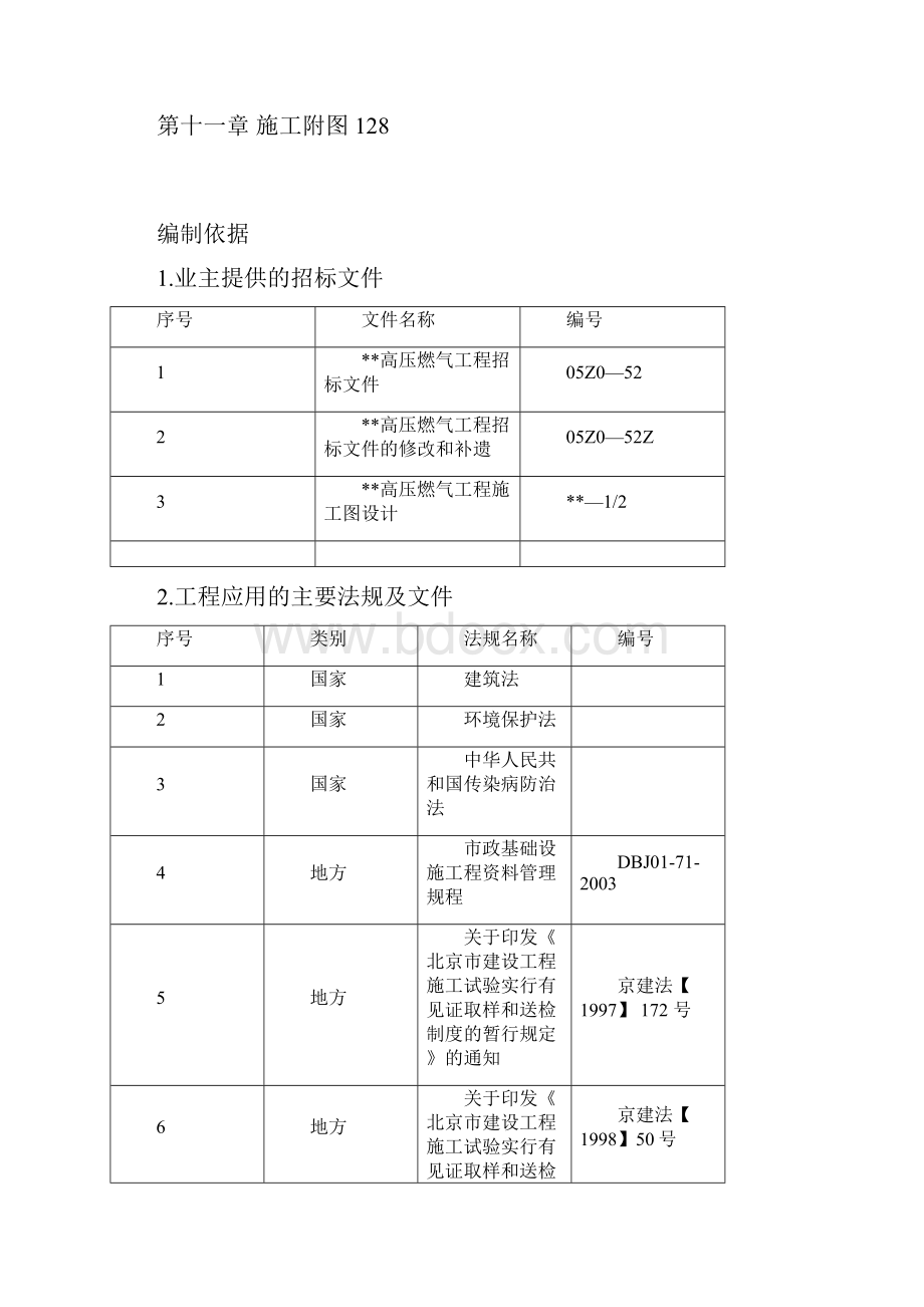 北京某高压燃气工程施工组织设计.docx_第2页