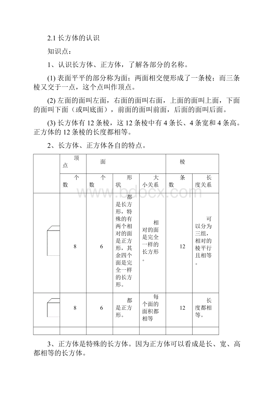 完整版新北师大版小学五年级数学下册知识点归纳.docx_第2页