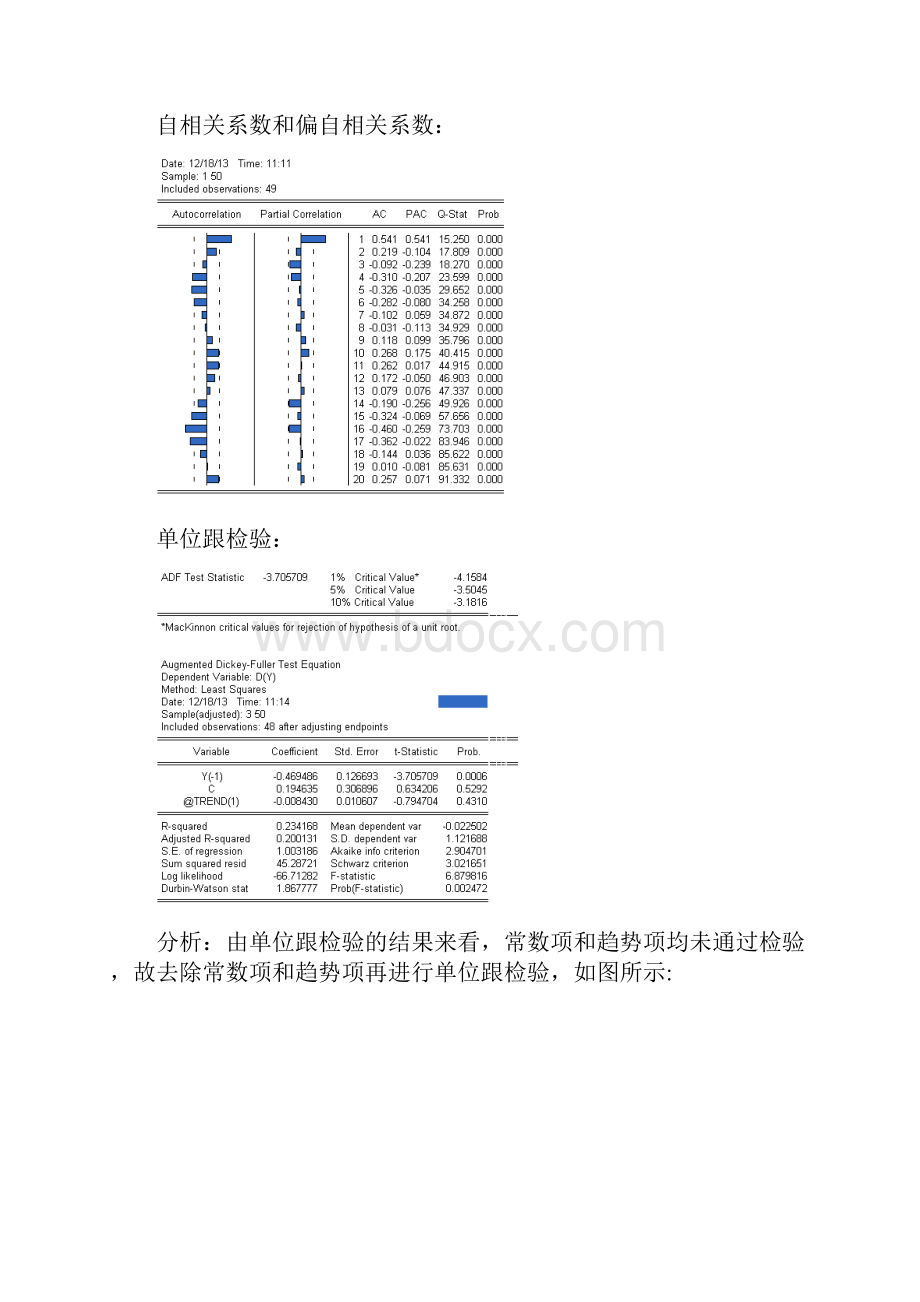 时间序列分析实验5 时间序列综合建模 完成版.docx_第3页