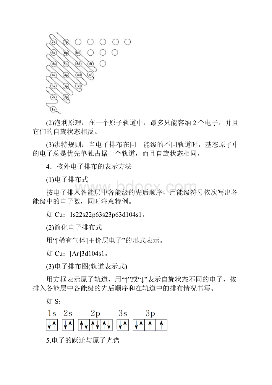 届一轮复习人教版原子结构与性质学案.docx_第3页