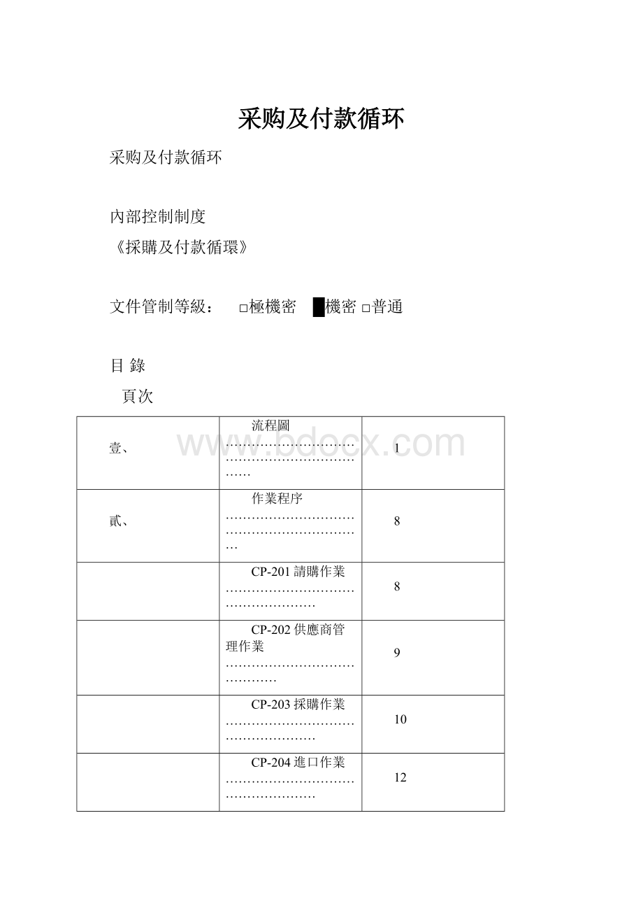 采购及付款循环.docx