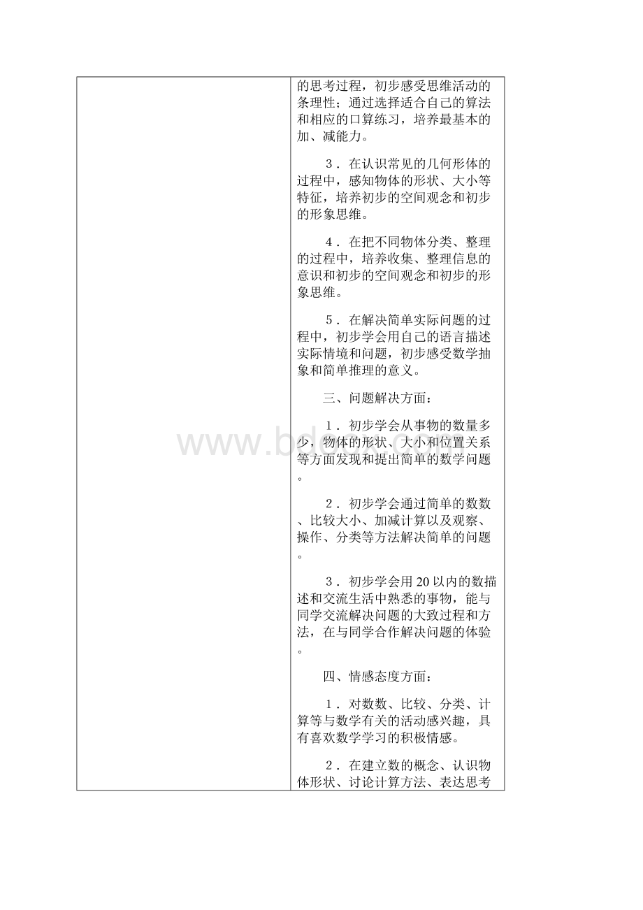 一年级上数学计划.docx_第3页