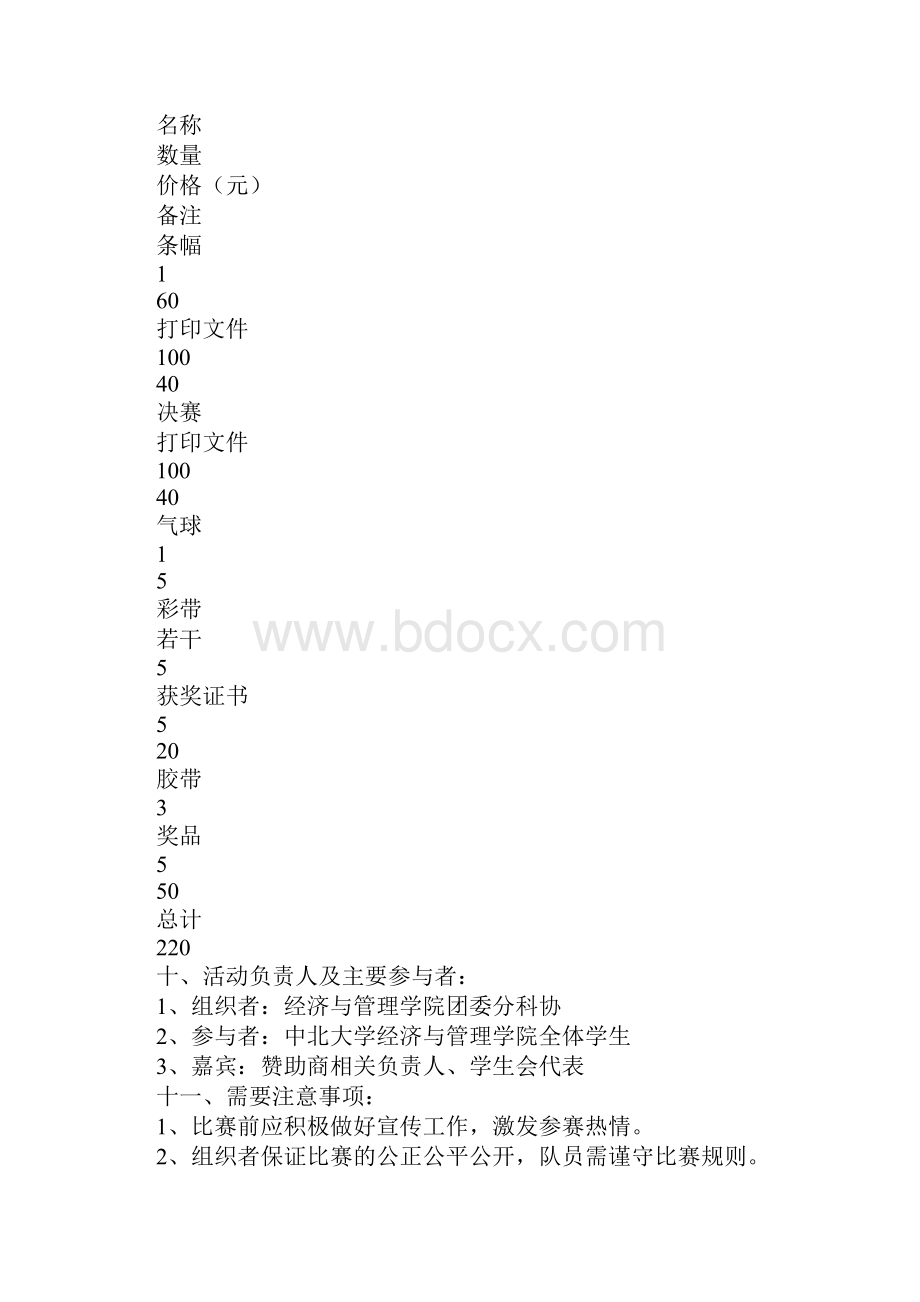 头脑风暴大赛活动策划书.docx_第3页