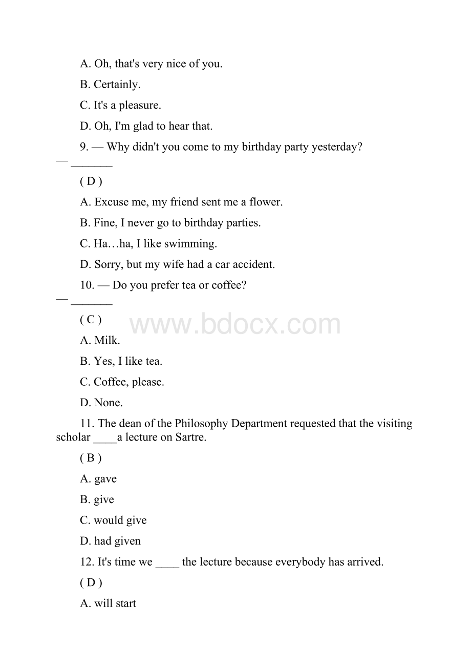 大学英语四》课程第二次网上作业答案.docx_第3页