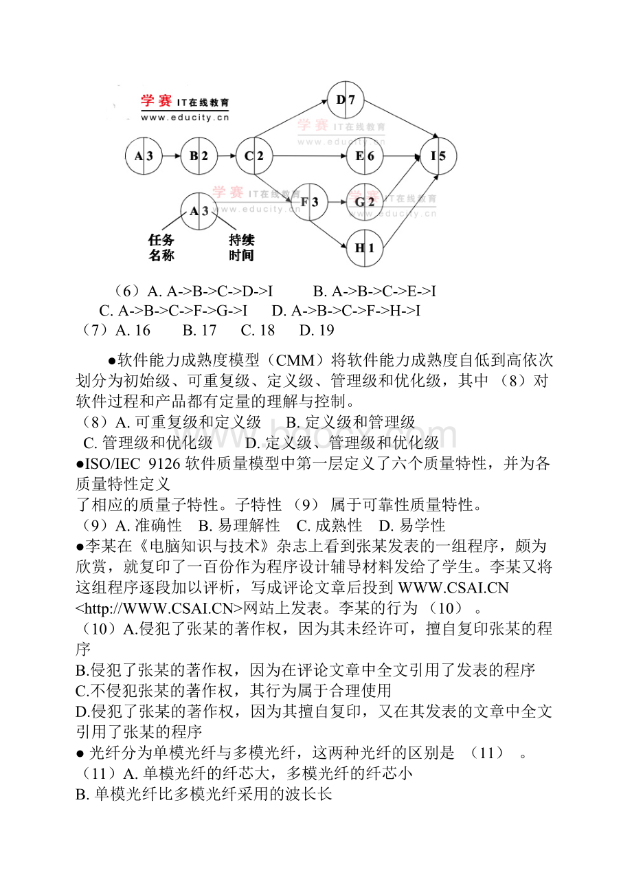 下半年软考网络工程师试题.docx_第2页