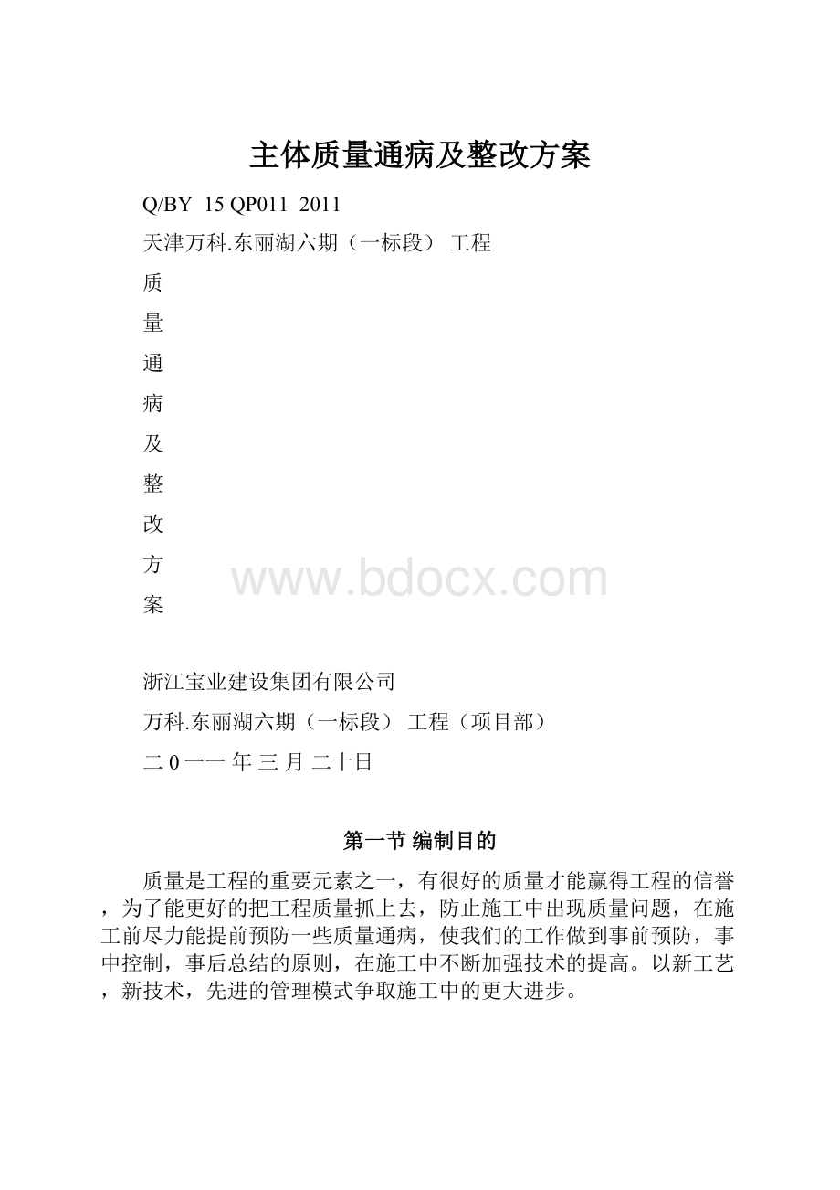 主体质量通病及整改方案.docx