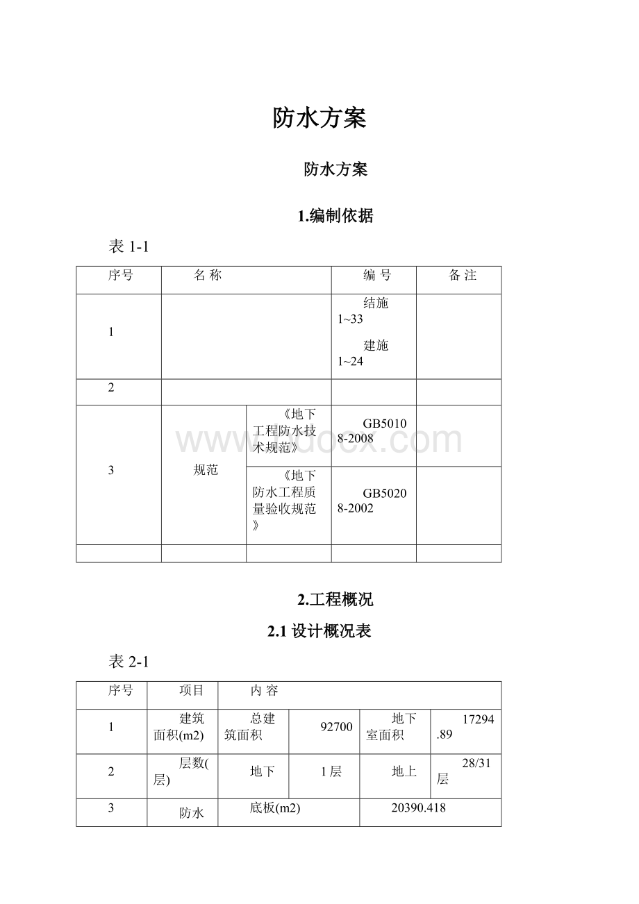 防水方案.docx