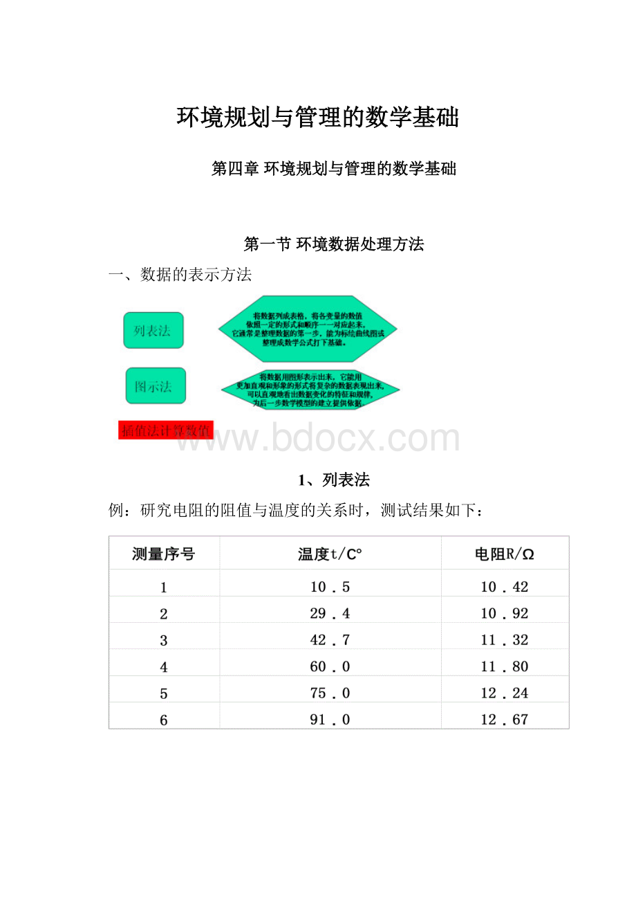 环境规划与管理的数学基础.docx_第1页