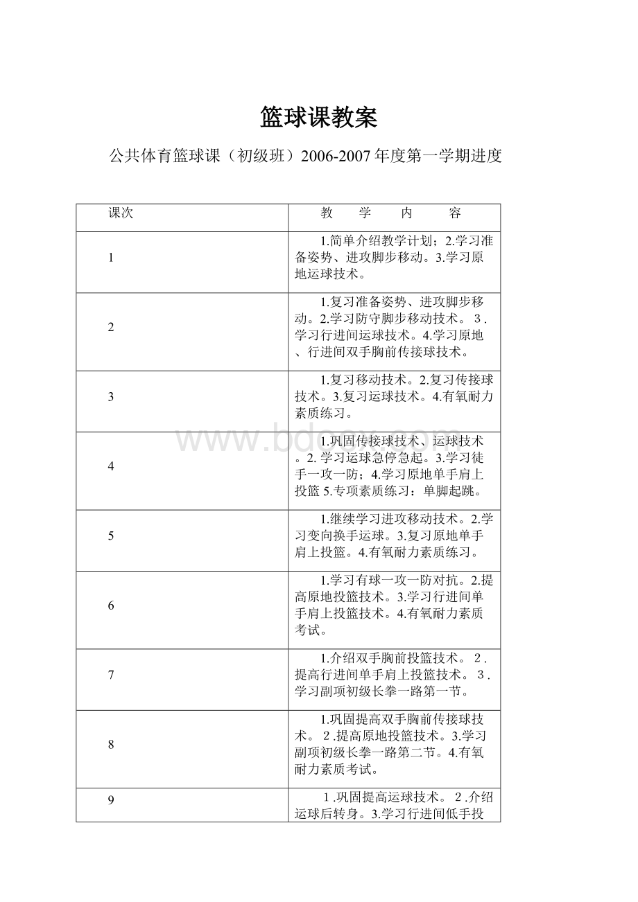 篮球课教案.docx