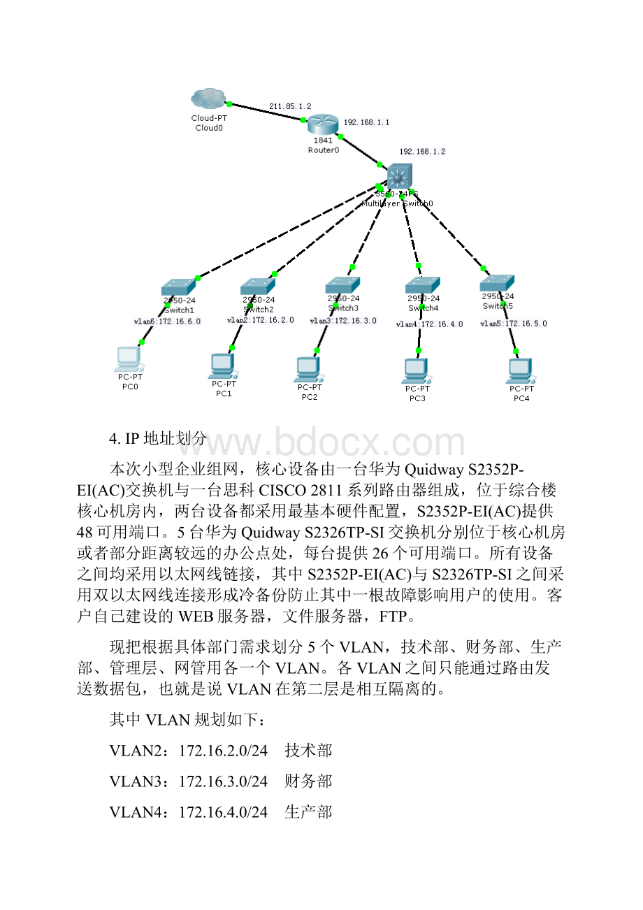 小型企业内部局域网组网方案doc.docx_第3页