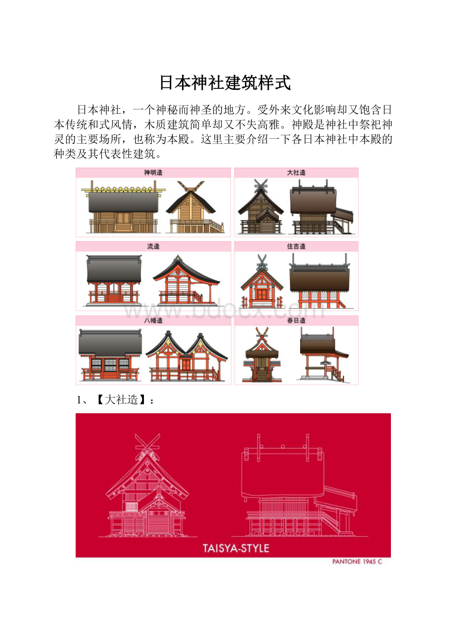 日本神社建筑样式.docx